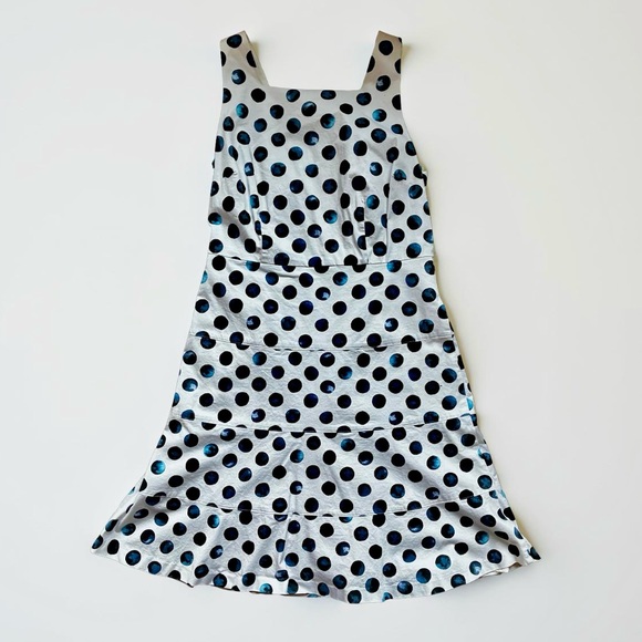 Talbots Dresses & Skirts - Talbots White and Blue Polka Dot Dress